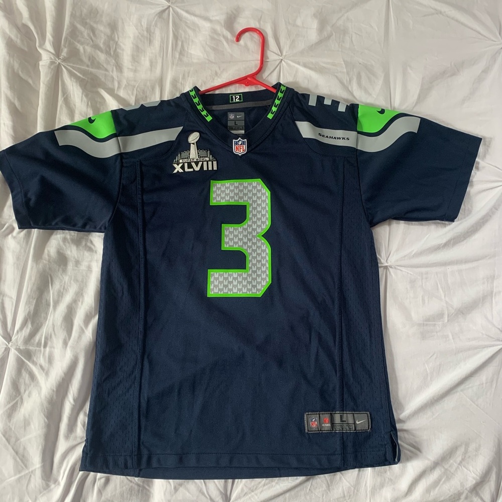 Seattle Seahawks WILSON Jersey - boys large